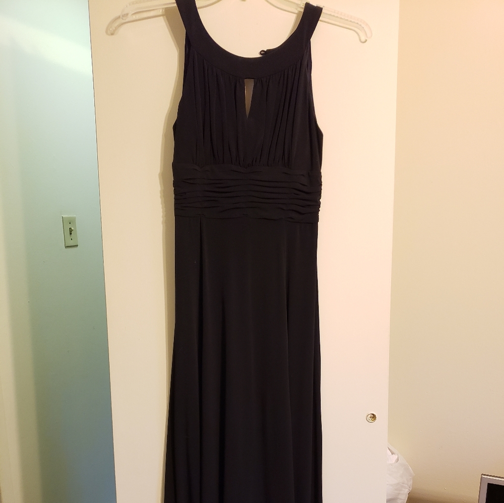 Black floor length dress